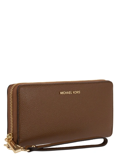 Shop Michael Kors Jet Set Grained Leather Wallet