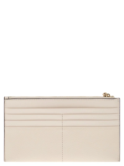 Shop Michael Kors Large Credit Card Holder In Grained Leather
