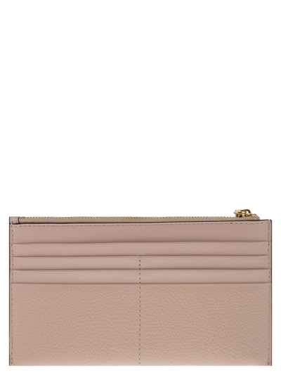 Shop Michael Kors Large Credit Card Holder In Grained Leather
