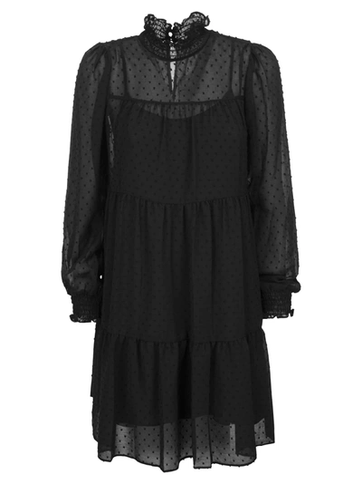 Shop Michael Kors Pois Georgette Dress