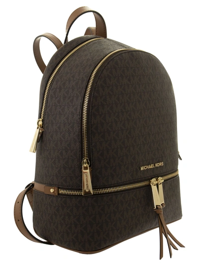 Shop Michael Kors Rhea Medium Backpack With Logo