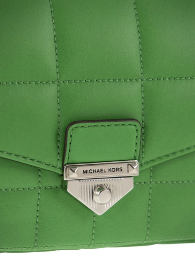Shop Michael Kors So Ho Small Quilted Leather Shoulder Bag