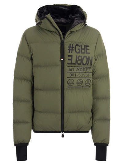 Shop Moncler Grenoble Adret Short Down Jacket With Hood