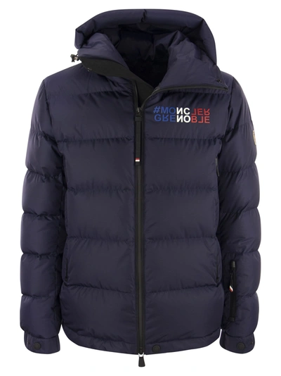 Shop Moncler Grenoble Isorno Short Down Jacket With Hood