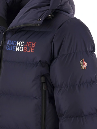Shop Moncler Grenoble Isorno Short Down Jacket With Hood