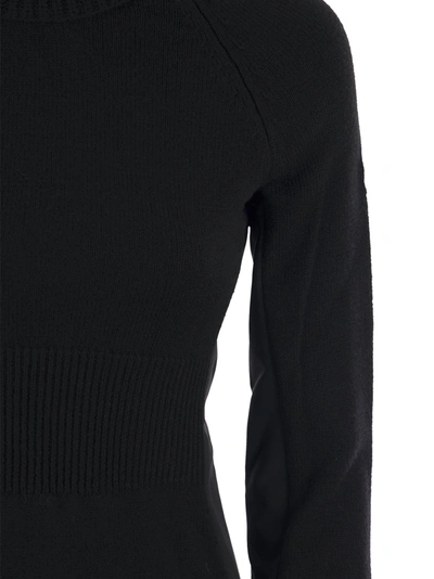 Moncler Wool  Fleece Polo Neck Jumper