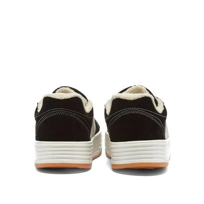 Shop Palm Angels Suede Logo Sneakers