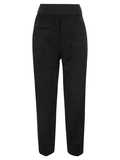Shop Peserico Corduroy Pull Up Trousers