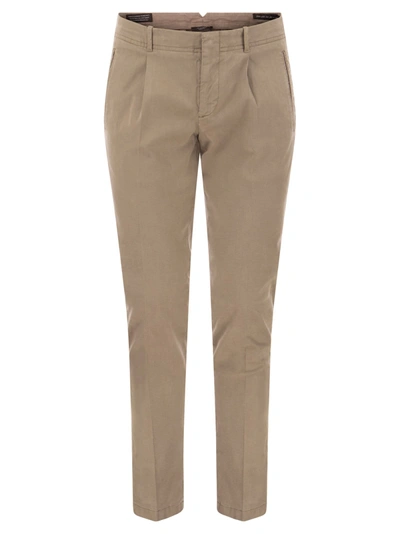 Shop Peserico Cotton And Silk Trousers