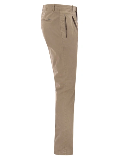Peserico Men's Cotton And Silk Trousers