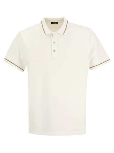 Shop Peserico Cotton Piqué Polo Shirt