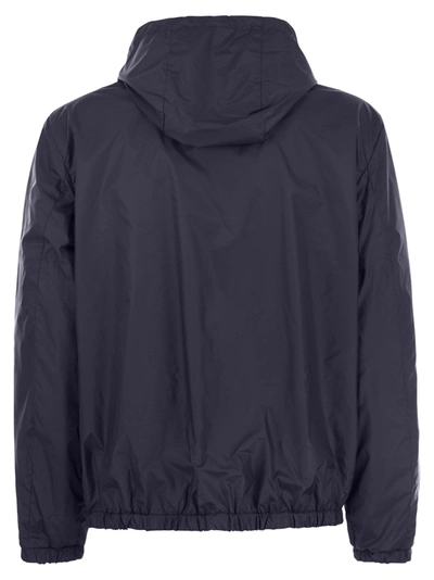 Shop Peserico Reversible Jacket With Hood