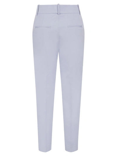 Shop Peserico Stretch Cotton Trousers