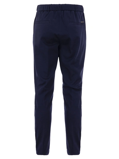 Shop Peserico Technical Cotton Jogger Trousers