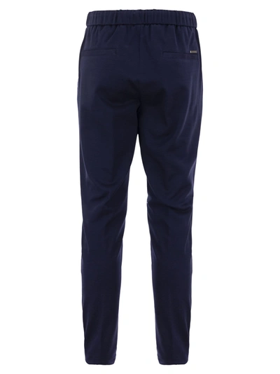 Peserico Men Technical Cotton Jogger Trousers