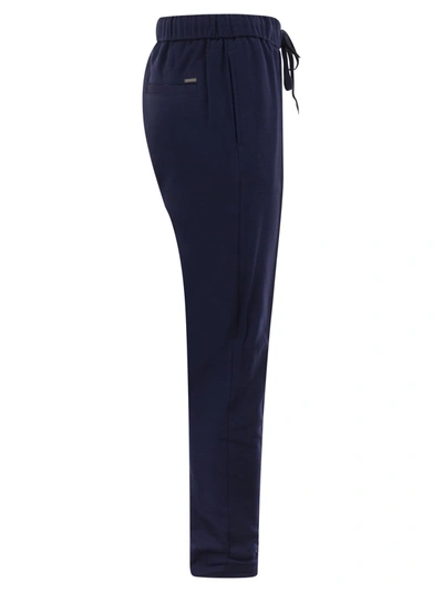 Peserico Men Technical Cotton Jogger Trousers