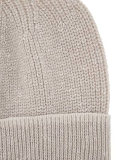 Shop Peserico Wool And Cashmere Cap