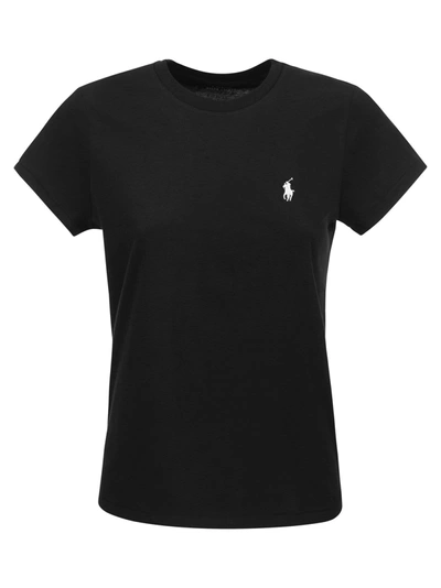 Polo Ralph Lauren Logo-embroidered Knitted T-shirt