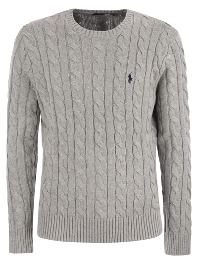 Polo Ralph Lauren Maglia In Cotone A Trecce Regular-fit Sweater