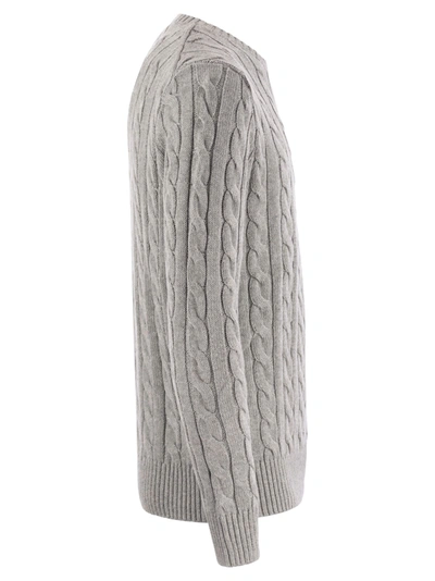 Polo Ralph Lauren Maglia In Cotone A Trecce Regular-fit Sweater