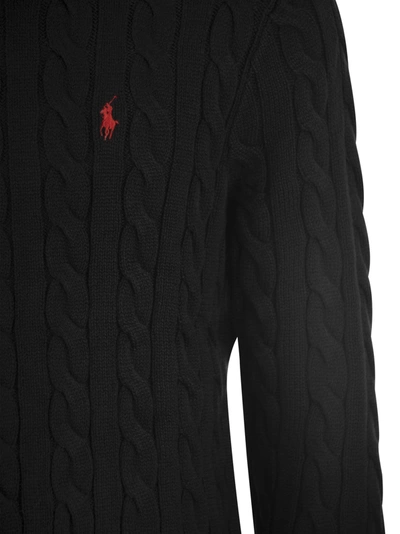 Shop Polo Ralph Lauren Plaited Cotton Jersey