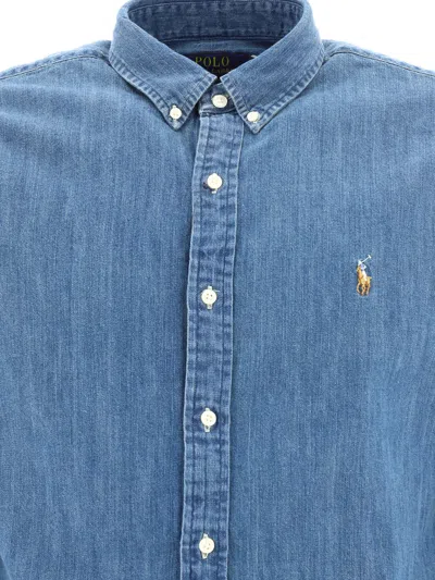 Polo Ralph Lauren Blue Denim Button Down Shirt
