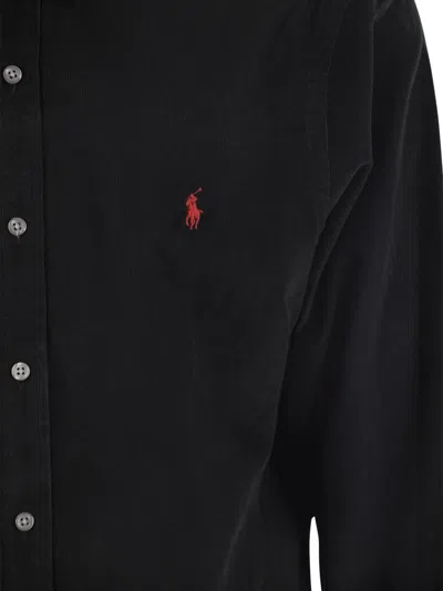Shop Polo Ralph Lauren Slim Fit Velvet Shirt