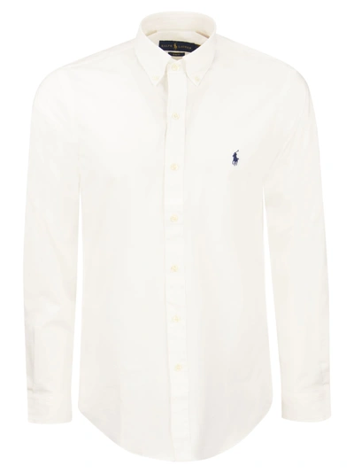 Polo Ralph Lauren Embroidered-logo Cotton Shirt