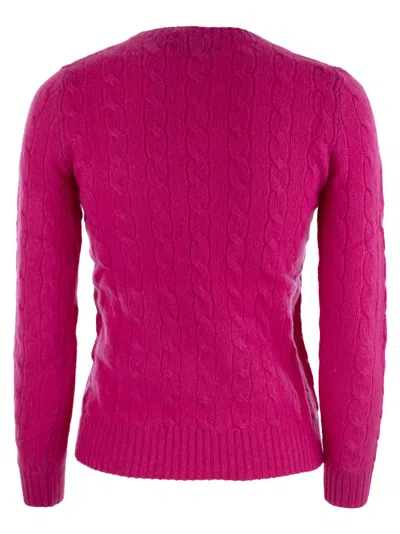 Shop Polo Ralph Lauren Wool And Cashmere Cable Knit Sweater