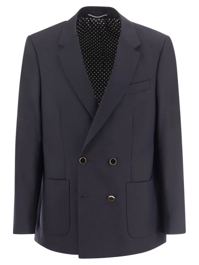 Pt Pantaloni Torino Double Breasted Jacket In Wool Blend