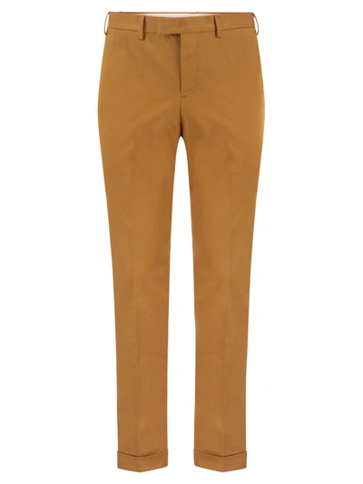 Shop Pt Pantaloni Torino Master Fit Cotton Trousers