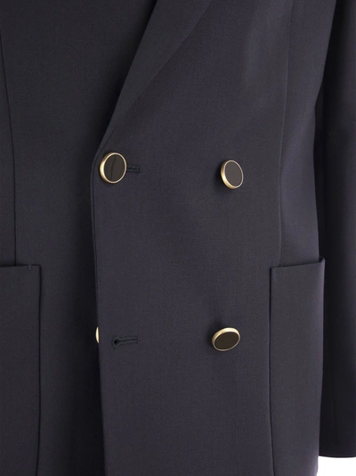 Pt Pantaloni Torino Double Breasted Jacket In Wool Blend