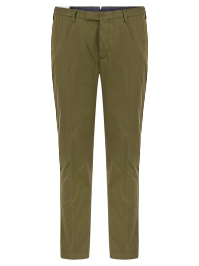 Pt Pantaloni Torino Skinny Trousers In Cotton And Silk