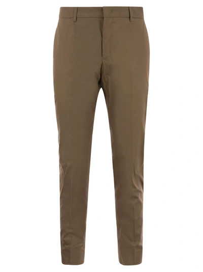 Shop Pt Pantaloni Torino Stretch Trousers In Technical Fabric