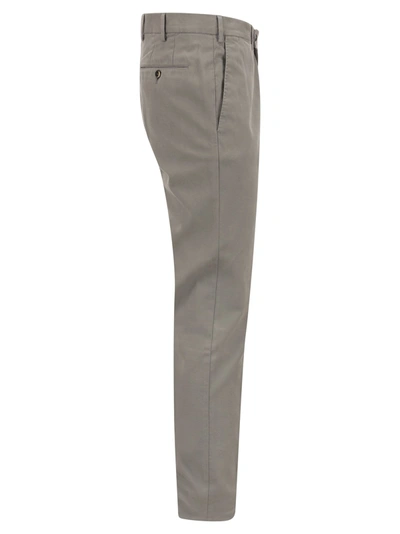 Shop Pt Pantaloni Torino Super Slim Cotton Trousers