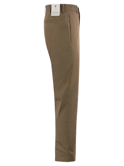 Shop Pt Pantaloni Torino Stretch Trousers In Technical Fabric