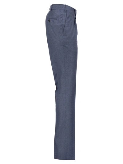 Shop Pt Pantaloni Torino Super Slim Pied De Poule Wool Trousers