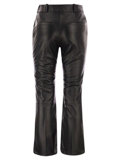 Shop Red Valentino Lambskin Trousers