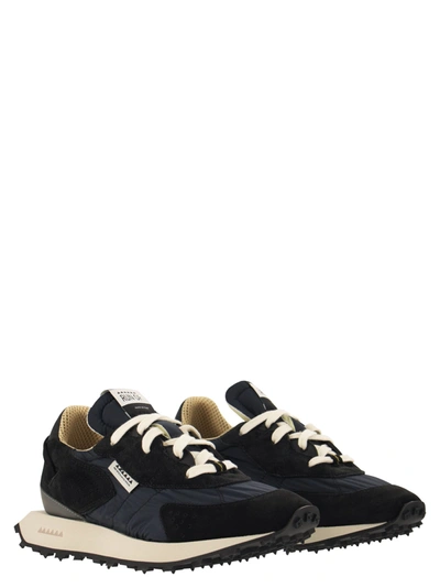 Shop Run Of Kripto M Suede And Nylon Trainers