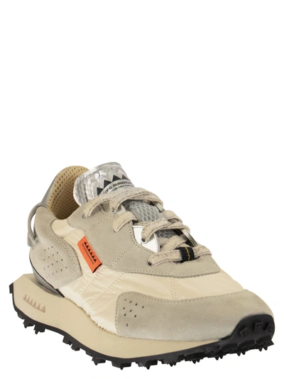 Run Of Men's Vaporix - Suede And Nylon Trainers Sneaker