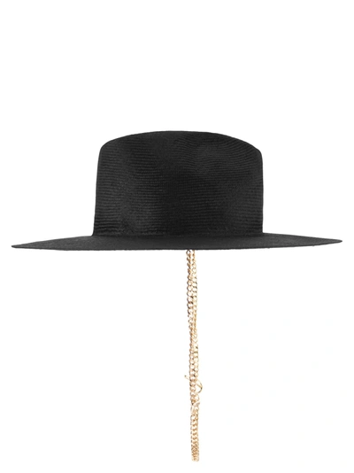 Shop Ruslan Baginskiy Fedora Hat With Chain Strap