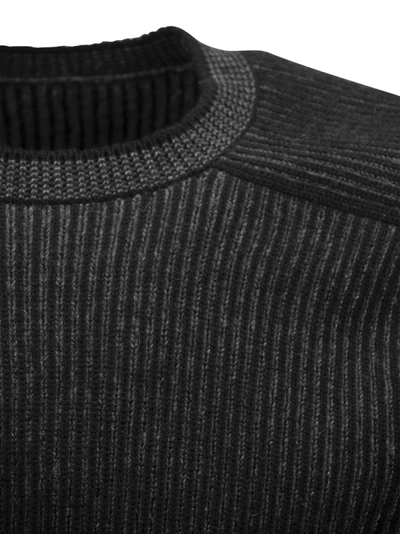 Shop Sease Dinghy Ribbed Cashmere Reversible Crew Neck Sweater
