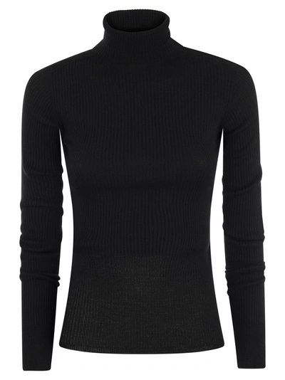 Shop Sportmax Flavia Turtleneck Sweater In Virgin Wool