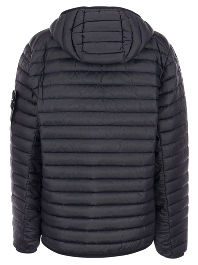 Shop Stone Island Packable Lightweight Down Jacket With Hood
