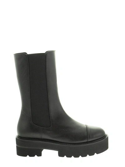 Shop Stuart Weitzman Presley Ultralift Calf Leather Boot