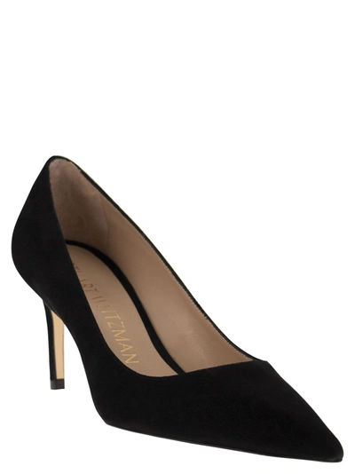 Shop Stuart Weitzman Stuart 75 Suede Pumps