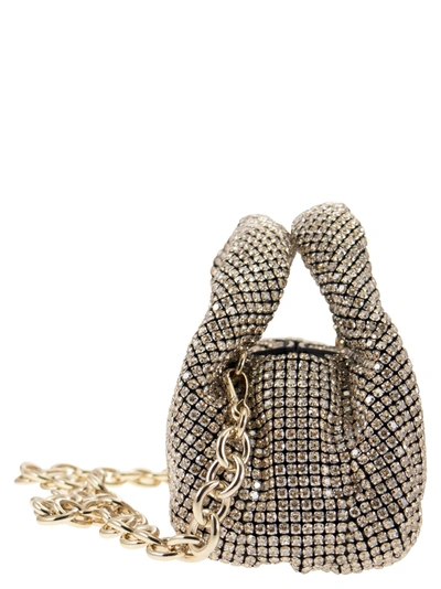 Shop Stuart Weitzman The Moda Shine Mini Hand Bag With Crystals