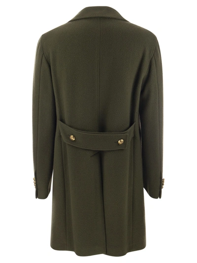 Shop Tagliatore Arden Double Breasted Wool Coat