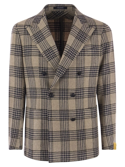 Shop Tagliatore Montecarlo Double Breasted Wool Jacket