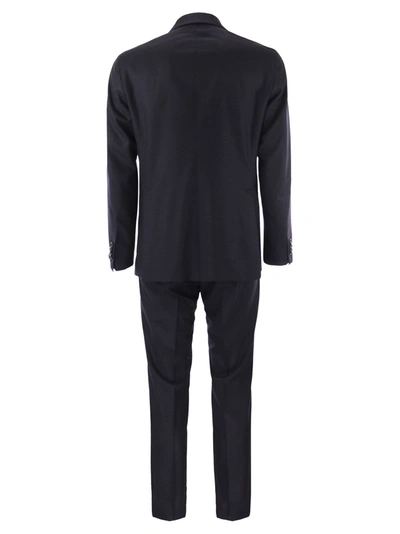 Shop Tagliatore Suit In Wool And Cashmere